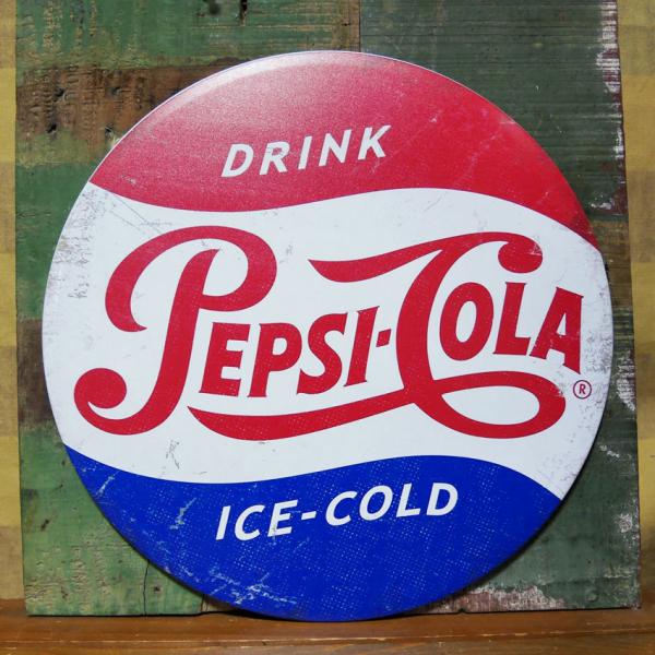 ペプシコーラ USA SIGN ビンテージ レトロ インテリア サインボード PEPSI ブリキ看板 アメリカン雑貨