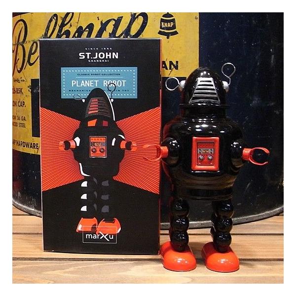 ブリキの玩具　PLANET  ROBOT プラネットロボット ロビー・ザ・ロボット ゼンマイ式ブリキ