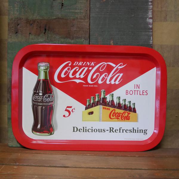 Coca Cola（コカコーラ） ティントレイ レクタングル お盆 アメリカン