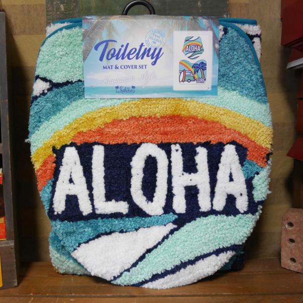 Kahiko（カヒコ） ハワイアン トイレマット ＆ トイレカバー HAWAII
