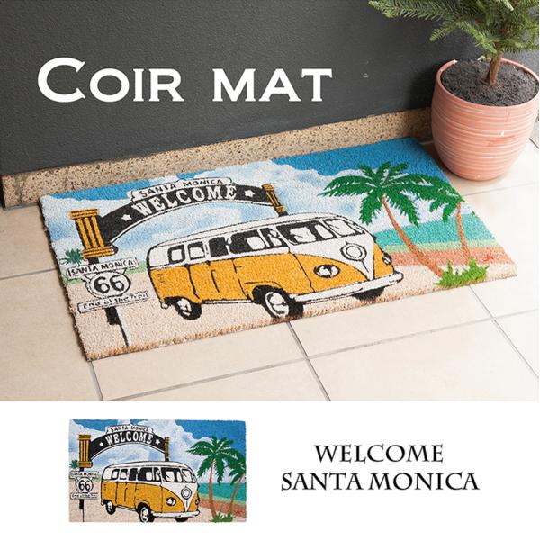 WELCOME SANTA MONICA Coir mat コイヤーマット ウェルカム 玄関マット