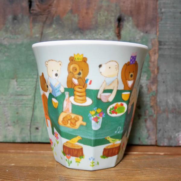くまのルー LOU et COU タンブラーカップ パーティー メラミン食器 コップ