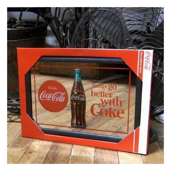 Coca-Cola ミラーアート 黒フレーム Amazon.co.jp: Coca Cola Coke限定ポスターアートワーク