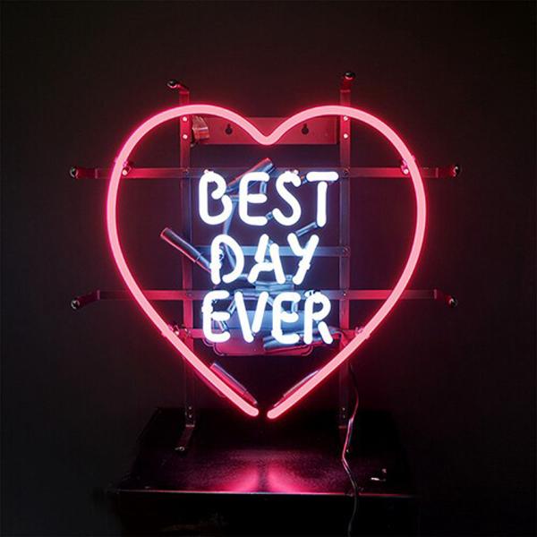ネオンサイン 看板 BEST DAY EVER 電飾看板 おしゃれ アメリカ雑貨 BEST DAY EVER ネオンサイン ネオン管 NEON SIGN : アメリカン