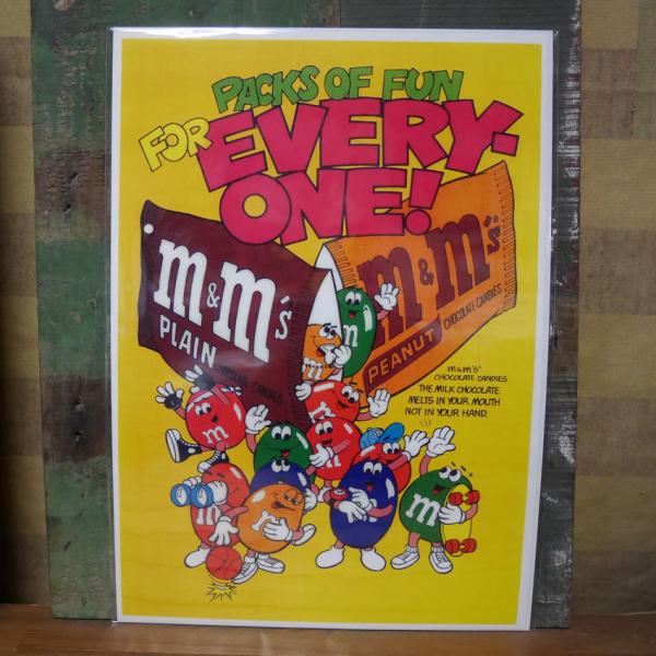 m&m's インテリア ポスター アメリカンポスター