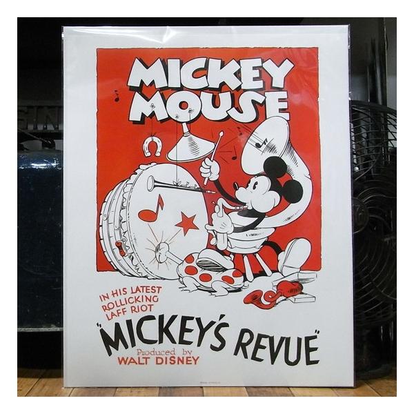 Disney ポスター ミッキーマウス MICKEY'S REVUE ディズニー