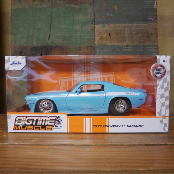 1:24 BTM 1971 Chevy Camaro ミニカー Amazon.com: Jada Toys Big Time Muscle 1:24 1971 Chevy Camaro
