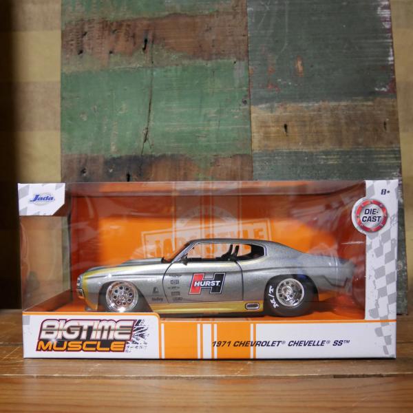 シェビー シェベル SS HURST 1971 Chevy Chevelle SS 1/24 レトロミニカー シボレー JADA TOYS BTM