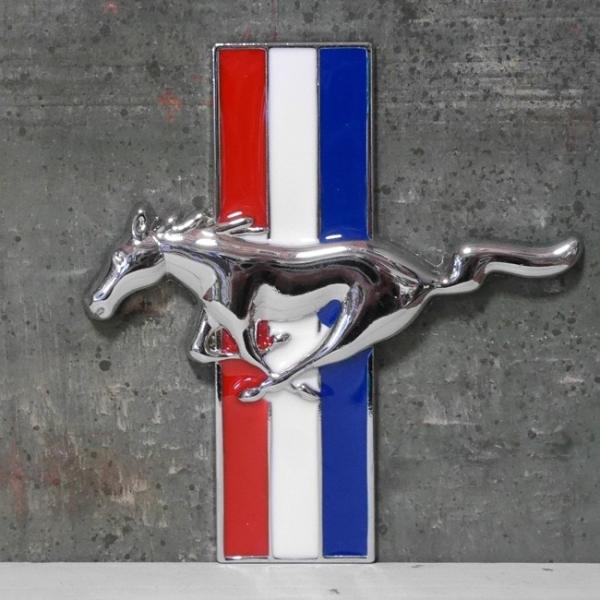 フォード Mustang スチール ステッカー マスタング エンブレム