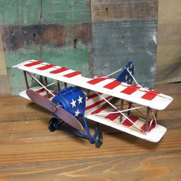 ヴィンテージ プレーン US インテリア 飛行機 ブリキのおもちゃ