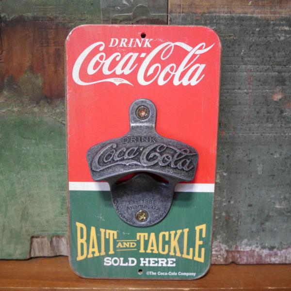 コカコーラアンテックコレクション Coca Cola（コカコーラ） ボトルオープナー BAIT & TACKLE インテリア