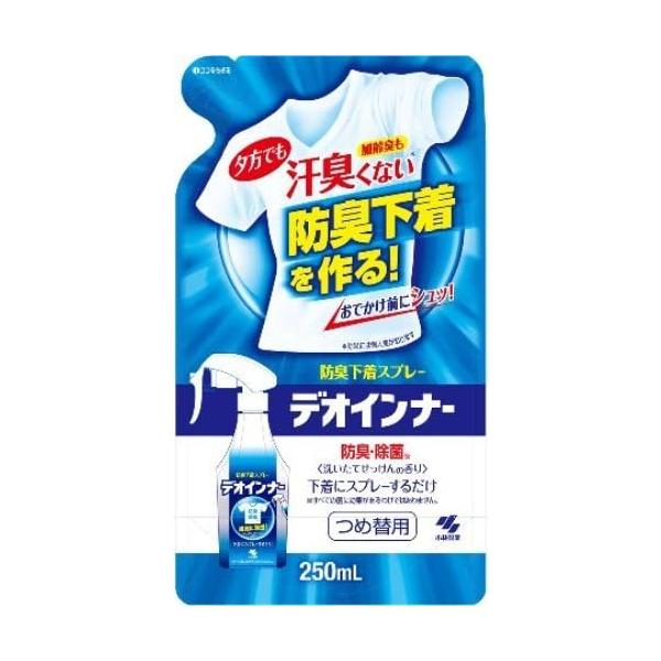 デオインナー　250ml 詰め替え4点セット 防臭下着スプレー デオインナー つめ替用 250ml : GoodsFast - 通販