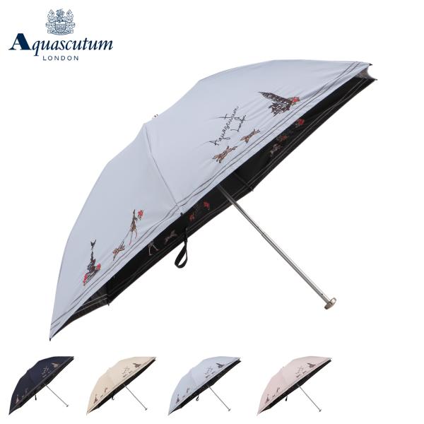 Aquascutum 晴雨兼用折りたたみ傘　アクアスキュータム　刺繍 軽量　UV goodslabo_asm-1aq27763