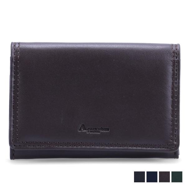 カードケース　定期入れ　名刺入れ　アクア Aquascutum（アクアスキュータム） カードケース 名刺入れ 定期入れ