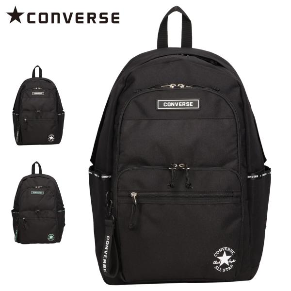 コンバース CONVERSE リュック バッグ バックパック メンズ レディース 30L A4 B4 大容量 軽量 撥水 ブラック 黒 241264 CONVERSE（コンバース） リュック バッグ バックパック メンズ