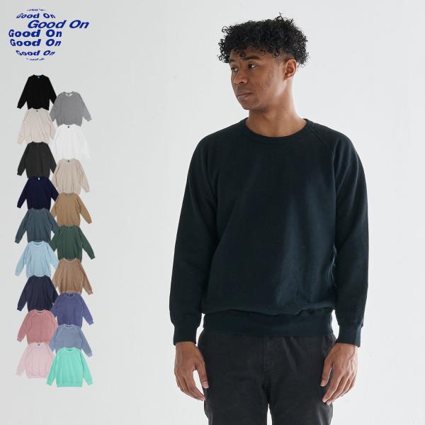 GOOD ON（グッドオン） スウェット トレーナー メンズ RAGLAN SWEAT