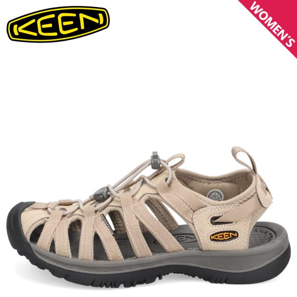【美品】KEEN スポーツサンダル ベージュ28センチ　キーン KEEN（キーン） スポーツサンダル ウィスパー レディース 軽量 抗菌