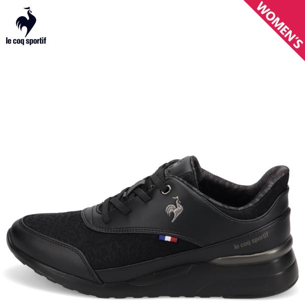 ルコック スポルティフ le coq sportif スニーカー LCS トゥール リフト LC SI レディース 2Eワイズ LCS TOURS LIFT LC SI ブラック 黒 LU6FSN15LZ 爆買