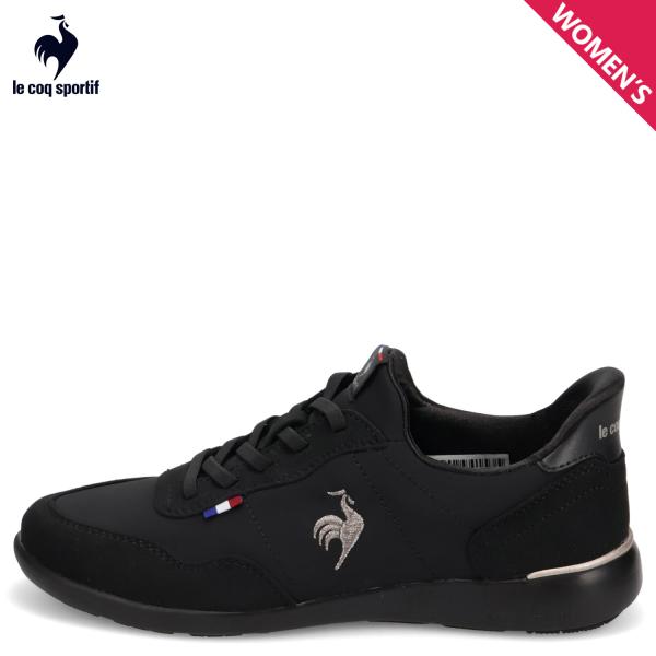 ルコック スポルティフ le coq sportif スニーカー LCS セギュール III ワイド SI レディース Eワイズ LCS SEGUR 3 WIDE SI ブラック 黒 LU6FSN30LZ