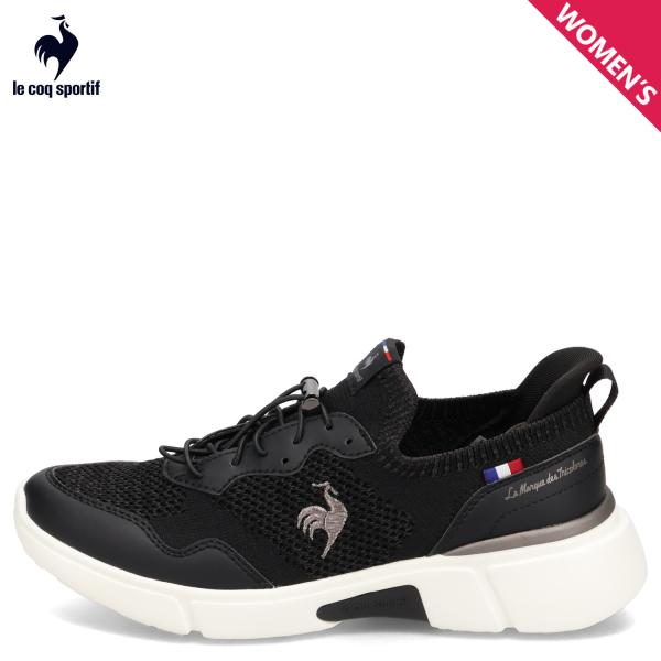 ルコック スポルティフ le coq sportif スニーカー LCS ロワール FK レディース LCS LOIRE FK ブラック 黒 QL3XJC01BK