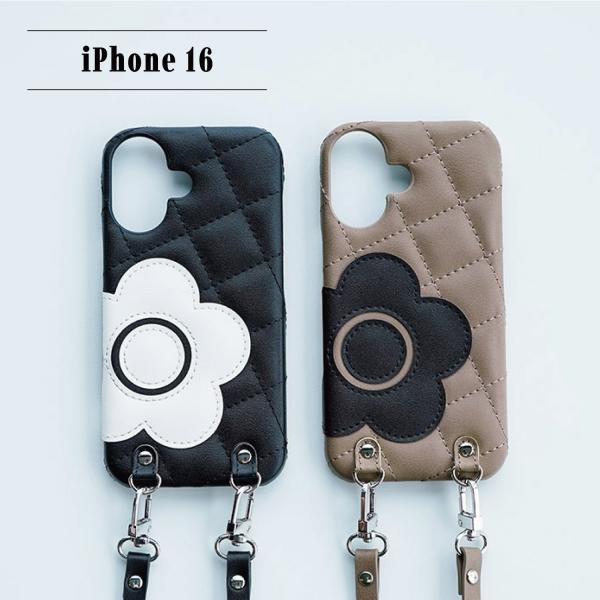 マリークワント　携帯ケース　MARY QUANT iPhone ショルダー Amazon.co.jp: MARY QUANT マリークワント iPhone 16 用 ケース