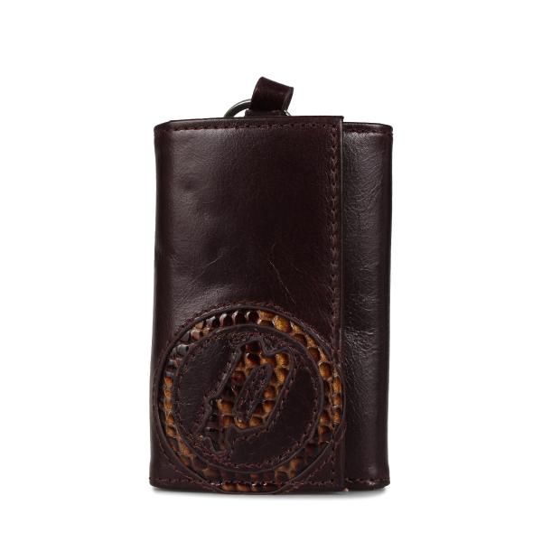 POLICE（ポリス） キーケース キーホルダー メンズ イーブン 4連 本革