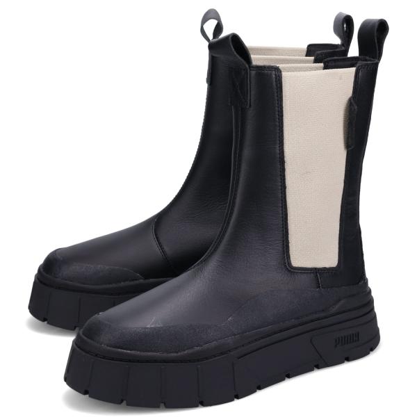 PUMA プーマ サイドゴアブーツ メイズ スタック チェルシー ウィメンズ レディース 厚底 38627203 PUMA（プーマ） サイドゴアブーツ レディース 厚底 メイズ スタック