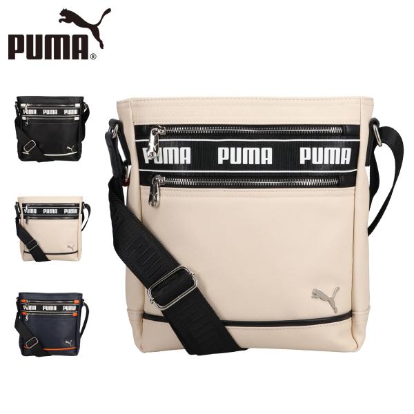 PUMA プーマ バッグ ショルダーバッグ メンズ レディース 縦型 軽量 斜めがけ ファスナー付き J20365 PUMA（プーマ） ショルダーバッグ メンズ レディース 軽量 縦型 斜