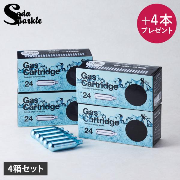 世界中で大人気の炭酸水メーカー「ソーダスパークル」の専用ガスカートリッジの4箱セットです。ノベルティが付くのでさらにお得。使用前のガスカートリッジは、液化炭酸ガス(二酸化炭素を液体化したもの)が入っています。液化炭酸ガスは不燃性ガスなので安...