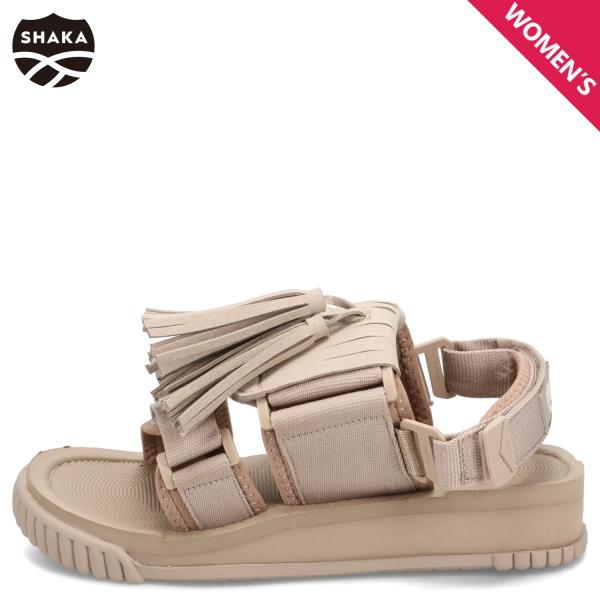 SHAKA シャカ スポーツサンダル ウィークエンダー タッセル レディース WEEKENDER TASSEL ベージュ SK-274