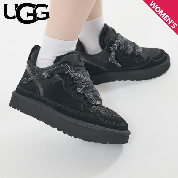 UGG アグ スニーカー ローメル レディース LOWMEL ブラック 黒 1144032
