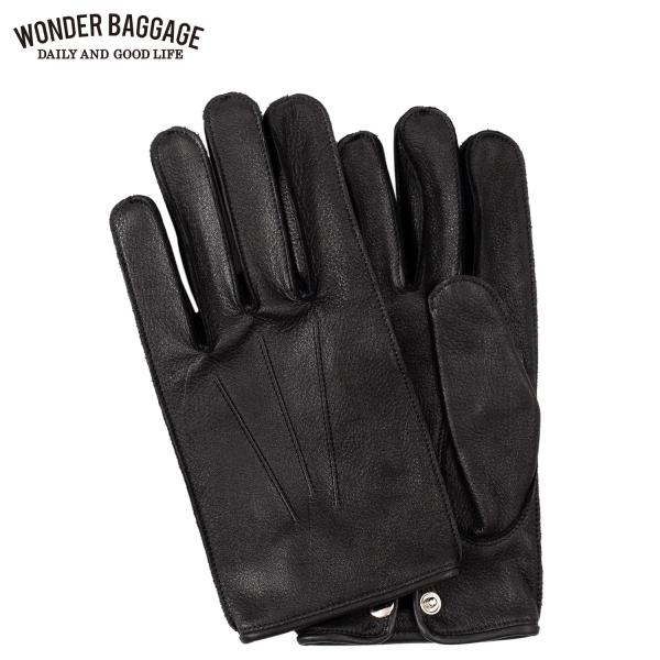 WONDER BAGGAGE レザーグローブ ホース＆カシミヤ Mサイズ goodslabo_wbg-wb-a-012b