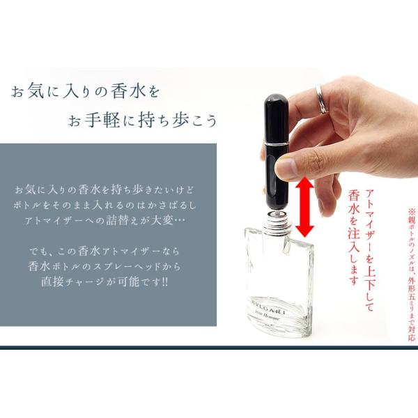 アトマイザー 香水 クイック 5ml スプレー 詰め替え スポイト不要 ボトル式 Buyee Buyee 日本の通販商品 オークションの代理入札 代理購入