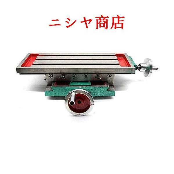 フライス加工テーブル17.7 x 6.7インチ、複合フライス加工機作業表方法移動、製品の梯形ねじ軸に問題があります。