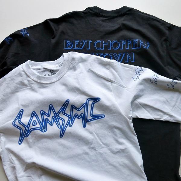 SAMS Tシャツ　サイズXL SAMS MOTORCYCLE サムズ 『 SAMSMC FLAMES L/S T-SHIRT 2018