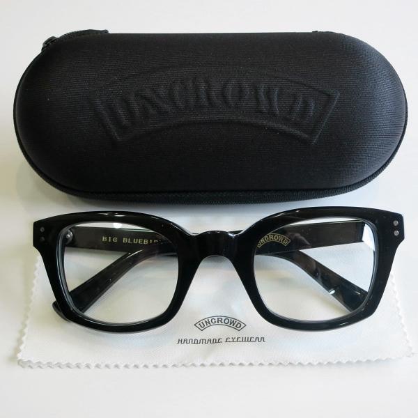 Uncrowd ブラック ラウンド型メガネ goodstandard1998_uc-035p