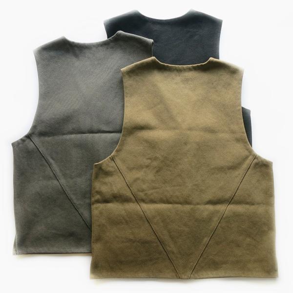 Vin&Age TYPE-VRV3 COTTON RUG VEST '26 �R�b�g�� ���O�x�X�g 3color �x�X�g ���B�����G�C�W HEADWAYZ ���i�摜2