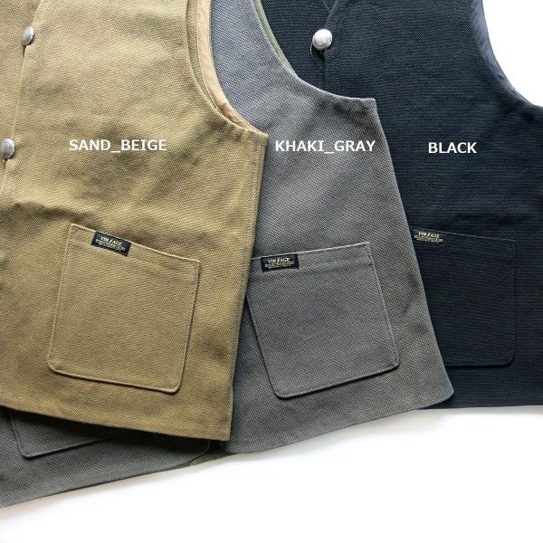 Vin&Age TYPE-VRV3 COTTON RUG VEST '26 �R�b�g�� ���O�x�X�g 3color �x�X�g ���B�����G�C�W HEADWAYZ ���i�摜4