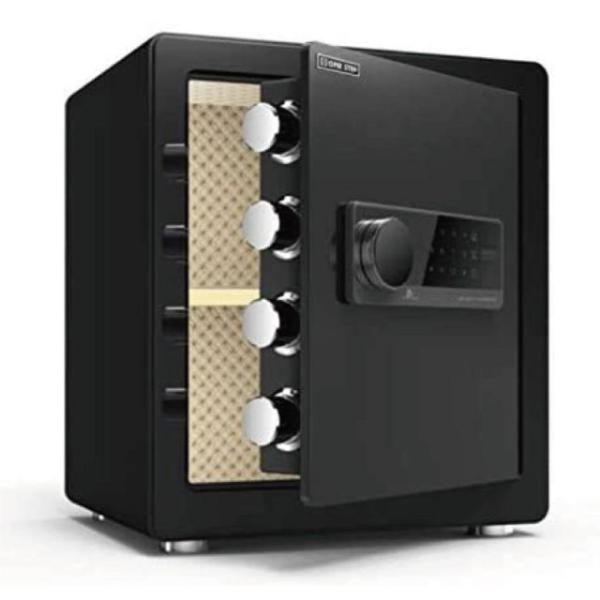 金庫 43L テンキー式 緊急キー セキュリティーボックス 家庭用 業務用 