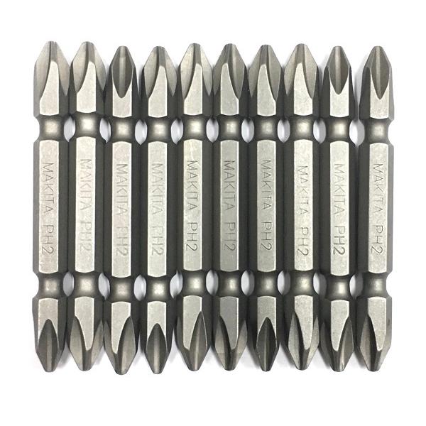マキタ 純正 ビット 2×65 PH2 マグネット 10本セット 刻印入 マキタ 純正 ビット 2×65 PH2 マグネット 10本セット 刻印入