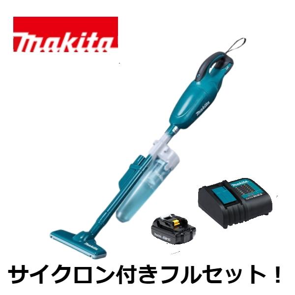 マキタMakita 充電式クリーナーCL180FDRF バッテリ、急速充電 マキタ（makita） 当店だけ！バッテリー充電器も1年保証! 青 CL180FDRF