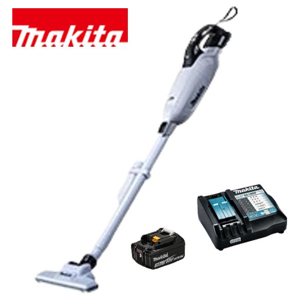 当店だけ！バッテリー充電器も1年保証! マキタ 白 CL284FDRFW コードレス掃除機 18V カプセル式 バッテリー 充電器 充電式 スイッチ クリーナー リチウムイオン マキタ（makita） 当店だけ！バッテリー充電器も1年保証! 白