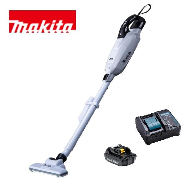 当店だけ！バッテリー充電器も1年保証! マキタ コードレス掃除機 18V 紙パック式 白 バッテリー 充電器 当店オリジナルセット CL285FDRFW (軽量・静音ver) マキタ（makita） 当店だけ！バッテリー充電器も1年保証! コードレス
