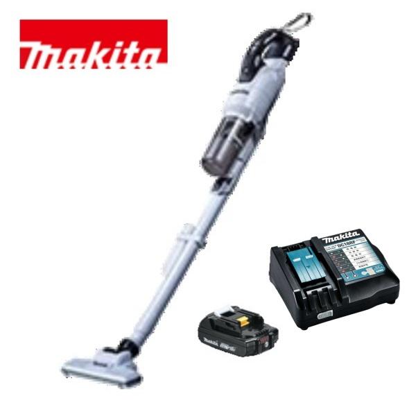 当店だけ！バッテリー充電器も1年保証! マキタ コードレス掃除機 18V サイクロン一体式 白 軽量バッテリーBL1815N 急速充電器DC18RF 当店オリジナルセット CL286FDRFW (軽量・静音ver) マキタ（makita） 当店だけ！バッテリー充電器も1年保証! コードレス