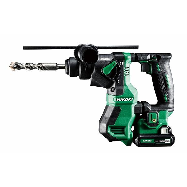 HiKOKI ハイコーキ 未使用品(S) 充電器・充電池2個・ケース付 コードレス式  DH12DD(2LSK) ブラック HiKOKI ハイコーキ 未使用品(S) 充電器・充電池2個・ケース付