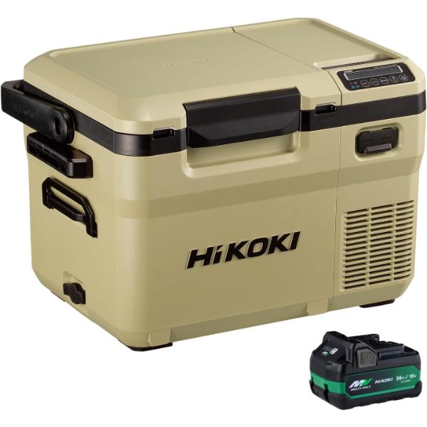 【未使用】HIKOKI コードレス冷温庫 UL18DD XMBZ バッテリー付き HiKOKI（ハイコーキ） HiKOKI UL18DD(XMBZ) コードレス冷温庫 18V