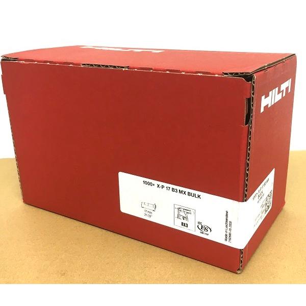 HILTI ヒルティ BX 3用ピン (連発) X-P 17 B3 MX (1000本) 17mm HILTI ヒルティ BX 3用ピン (連発) X-P 17 B3 MX (1000本) 17mm