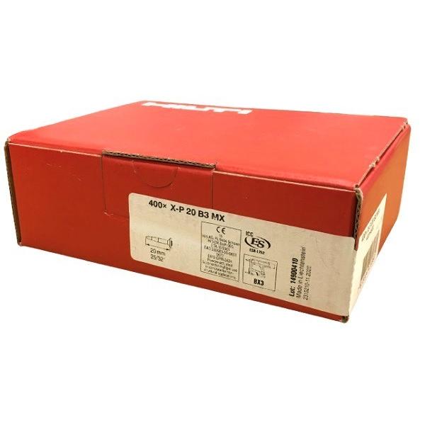 HILTI ヒルティ BX 3用ピン (連発) X-P 20 B3 MX (400本) 20mm