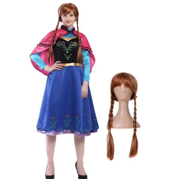 アナと雪の女王 ドレス コスプレ アナ 風 衣装 仮装 ウィッグ 付き レディース 大人 ハロウィン Mサイズ Buyee Buyee 日本の通販商品 オークションの代理入札 代理購入