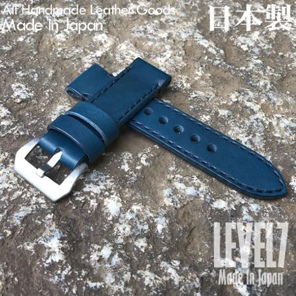選べる3サイズ/幅22/24/26MM】 パネライ スタイル オイル染料仕上げ